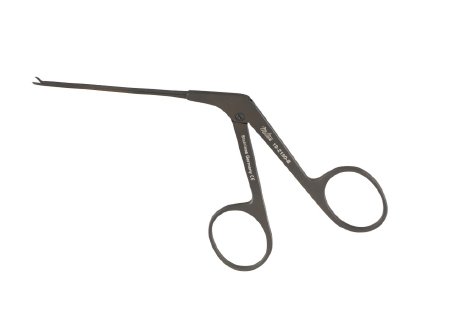 Miltex - Micro Ear Scissors Bellucci 2-3/4 Inch Length OR Grade German Stainless Steel NonSterile Finger Ring Handle Straight Blade Blunt Tip / Blunt Tip - 19-2150-B