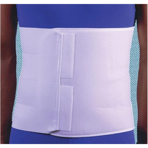 Frank Stubbs Co Inc Binder Compression Deluxe Adult Abdominal Elastic 4Pnl Wht Size 12" X-Large Each - 1084XL