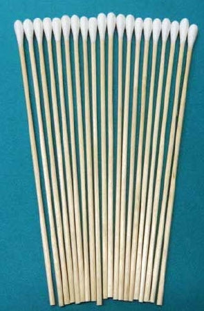 Bioseal Bioseal Swabstick Cotton Tip Wood Shaft 6 Inch Sterile 20 Pack - 9620/100