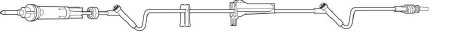 Baxter Administration Set 10 Drops / Ml Drip Rate 89 Inch Tubing 2 Ports - 2C6519