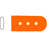 SklarTip - Instrument Tip Protector 1/16 X 3/8 X 1 Inch, 10 X 3 mm, Orange, Vented Tip - 96-1416
