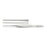 Miltex-Integra Forcep Tissue Iris 4" 0.8Mm Wide Tip Straight 1X2 Teeth Ss/Nmgntc Ea - 18-787