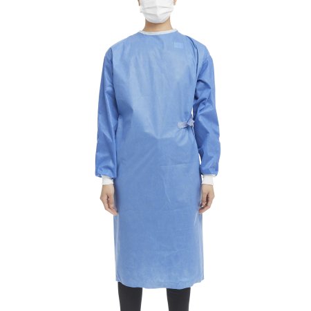 Astound - Non-Reinforced Surgical Gown with Towel Small / Medium Blue Sterile AAMI Level 3 Disposable - 9505