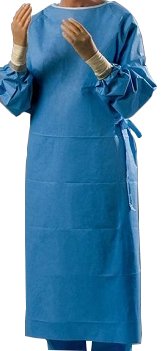 Astound - Non-Reinforced Surgical Gown with Towel 2X-Large Blue Sterile AAMI Level 3 Disposable - 9575