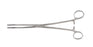 Miltex - Sponge Forceps Fletcher 9-1/2 Inch Length OR Grade German Stainless Steel NonSterile Ratchet Lock Finger Ring Handle Straight Serrated Tip - 7-630