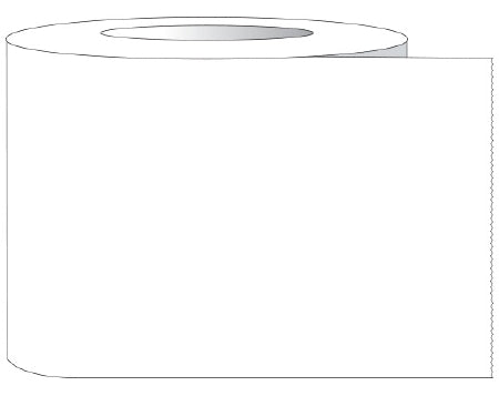 Shamrock Scientific Shamrock Blank Label Tape Multipurpose Label Without Legend White 1/2 X 60 Inch - ST-100-1