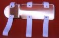 Deroyal Wrist Splint  Cock-Up Canvas Left Hand Large - 5059-08