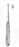 Miltex Miltex Dermal Curette 6-1/4 Inch Length Single-ended Hollow Handle with Grooves Size 1 Tip Oval Cup Tip - 33-13