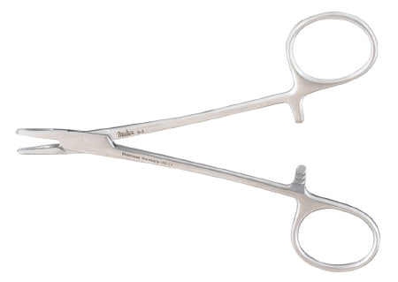 Miltex Integra Miltex Needle Holder 5 Inch Fenestrated Jaws Finger Ring Handle - 43679