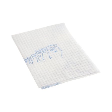Tidi Choice - Procedure Towel 13 W X 18 L Inch White / Blue Cartoon Toes NonSterile - 917489