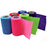 CoFlex - Cohesive Bandage 4 Inch X 5 Yard 14 lbs. Tensile Strength Self-adherent Closure Neon Pink / Blue / Purple / Light Blue / Neon Green / Red NonSterile - 3400CP-018