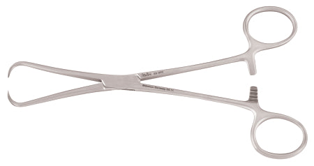 Miltex Forceps Staude-Moore-Ferguson 6-3/4 Inch Surgical Grade Stainless Steel NonSterile Ratchet Lock Finger Ring Handle Straight Serrated Tip - 28-200