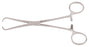 Miltex Forceps Staude-Moore-Ferguson 6-3/4 Inch Surgical Grade Stainless Steel NonSterile Ratchet Lock Finger Ring Handle Straight Serrated Tip - 28-200