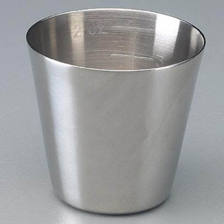 Sklar Sklar Graduated Medicine Cup 2 oz. Silver Stainless Steel Reusable - 10-1675