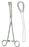 Miltex Miltex Sponge Forceps Foerster 9-1/2 Inch OR Grade Stainless Steel (German) NonSterile Ratchet Lock Finger Ring Handle Curved Smooth Tip - 7-612