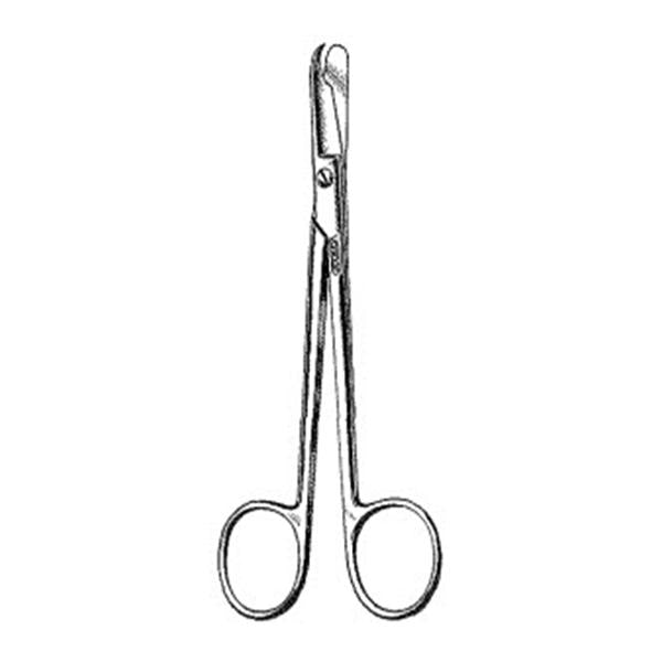 Miltex-Integra Scissors Stitch Littauer 5-1/2" Straight Standard Ss Disposable 12/Pk - EG9-104