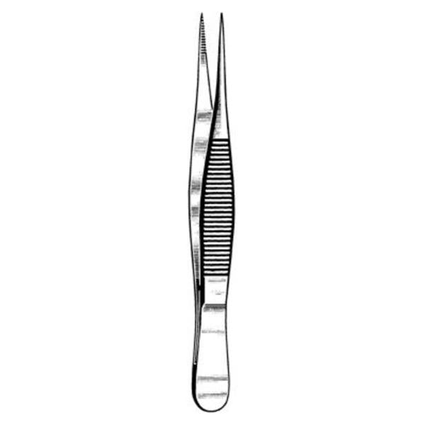 Sklar Instruments Forcep Plain Splinter Surgi-Or 4-1/2" Serrated Straight Stainless Steel Ea - 95-781