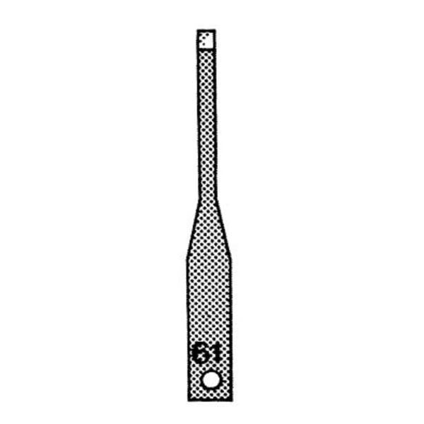 Sklar Instruments Blade Surgical Scalpel #61 Stainless Steel Sterile Disposable 25/Bx - 97-1822