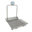 Health O Meter - Wheelchair Scale Digital LCD Display 1000 lbs. 454 kg Capacity Gray AC Adapter / Battery Operated - 2600KL