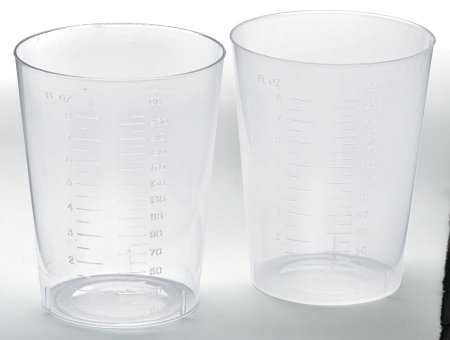 Medline - Graduated Drinking Cup 9 oz. Clear Plastic Disposable - DYND80450