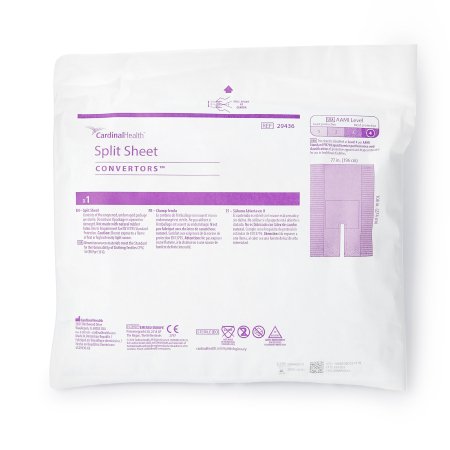 Cardinal Health - Orthopedic Drape Split Sheet Drape 77 W X 108 L Inch Sterile - 29436