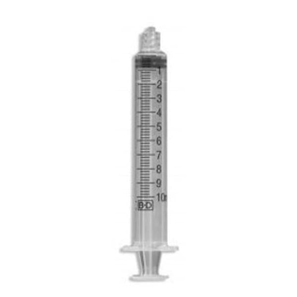 Becton-Dickinson Syringe 10Cc Luer Lock W/O Needle 20/Tray 12 Trays General Use 240/Ca - 309605