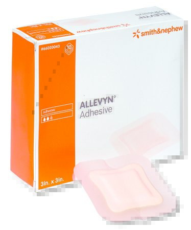 Smith & Nephew Allevyn Foam Dressing 5 X 5 Inch Square Adhesive with Border Sterile - 66020044