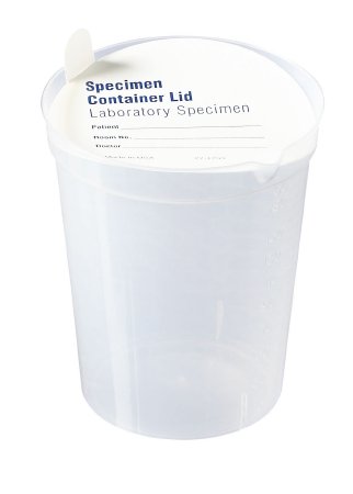 Medline - Specimen Container with Pour Spout 180 mL (6 oz.) Without Closure Unprinted NonSterile - DYND30100