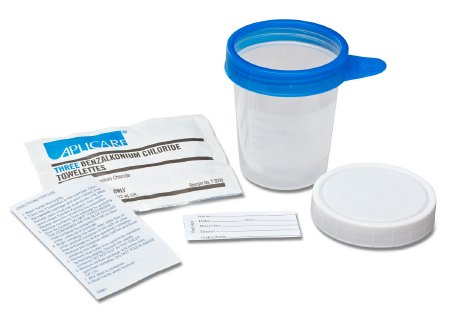 Valu-Pak - Urine Specimen Collection Kit 120 mL (4 oz.) Polypropylene Specimen Cup - Medline - DYND30224