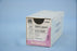 J & J Healthcare Systems Coated Vicryl Rapide Suture with Needle Absorbable Coated Undyed Suture Braided Polyglactin 910 Size 3-0 18 Inch Suture 1-Needle 19 mm Length 3/8 Circle Precision Point - Reverse Cutting Needle - VR497