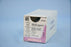 Coated Vicryl Rapide - Suture with Needle Absorbable Coated Undyed Suture Braided Polyglactin 910 Size 4 - 0 18 Inch Suture 1-Needle 19 mm Length 3/8 Circle Precision Point - Reverse Cutting Needle - VR496