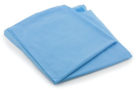 McKesson McKesson Stretcher Sheet Fitted 25 W X 72 L Inch Blue Nonwoven Fabric Disposable - 18-960