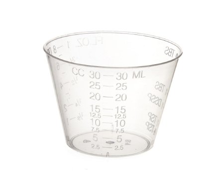 Medline - Medicine Cup 1 oz. Clear Plastic Disposable - DYND80000