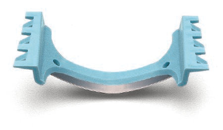 AccuTec Blades DermaBlade Shave Biopsy Instrument Coated Stainless Steel / Plastic 0.10 mm Sterile Disposable Individually Wrapped - 72-0001-0000