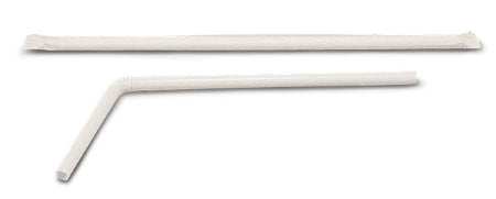 Medline Industries - Flexible Drinking Straw 7-3/4 Inch Length Individually Wrapped - Medline - NON02315