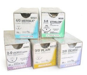 Coated Vicryl Rapide - Suture with Needle Absorbable Coated Undyed Suture Braided Polyglactin 910 Size 4 - 0 18 Inch Suture 1-Needle 16 mm Length 3/8 Circle Precision Cosmetic - Conventional Cutting PRIME Needle - VR845
