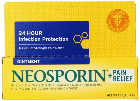 Warner Welcome Neosporin + Pain Relief First Aid Antibiotic with Pain Relief 1 oz. Ointment Tube - 501370401