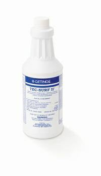 Getinge Tec-Surf II Surface Disinfectant Cleaner Quaternary Based Liquid 1 Quart Bottle Mild Scent - 61301606713