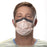 FluidShield - Procedure Mask with Eye Shield Anti-fog Foam Pleated Earloops One Size Fits Most Orange NonSterile ASTM Level 3 Adult - 47147