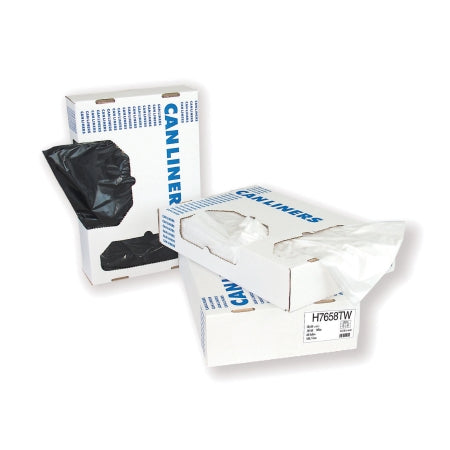 Heritage - Trash Bag 45 gal. White LLDPE 0.90 mil 40 X 46 Inch Star Seal Bottom Flat Pack - H8046TW