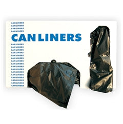 Saalfeld Redistribution Heritage Trash Bag Heavy Duty 56 gal. Black LLDPE 0.70 Mil. 43 X 47 Inch Twist Tie Flat Pack - D8647HK