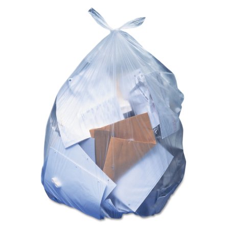 Heritage - Trash Bag 60 gal. Clear LLDPE 1.1 mil 38 X 58 Inch Star Seal Bottom Flat Pack - HERH7658SC