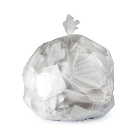 Heritage - Trash Bag 45 gal. Natural HDPE 17 Mic. 40 X 48 Inch Star Seal Bottom Flat Pack - Z8048XN
