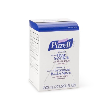 Purell Advanced - Hand Sanitizer 800 mL Ethyl Alcohol Gel Bag-in-Box - 9657-12