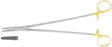Integra Lifesciences - Needle Holder 10-1/2 Inch Length Serrated Jaws Finger Ring Handle - 8-136