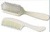 New World Imports - Comb and Brush Set Pediatric White Plastic - PCB2