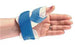 Alimed Freedom Low Profile ThumbKeeper Thumb Splint Low Profile Thermoplastic / AliPlast Foam Right Hand Blue / White Medium - 5104