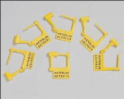 Waterloo Industries - Tamper Evident Locking Tag Snap-Lock Yellow Plastic - PS-100