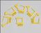 Waterloo Industries - Tamper Evident Locking Tag Snap-Lock Yellow Plastic - PS-100