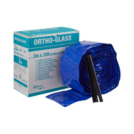 Ortho-Glass - Padded Splint Roll ORTHO-GLASS 3 Inch X 15 Foot Fiberglass White - OG-3L2